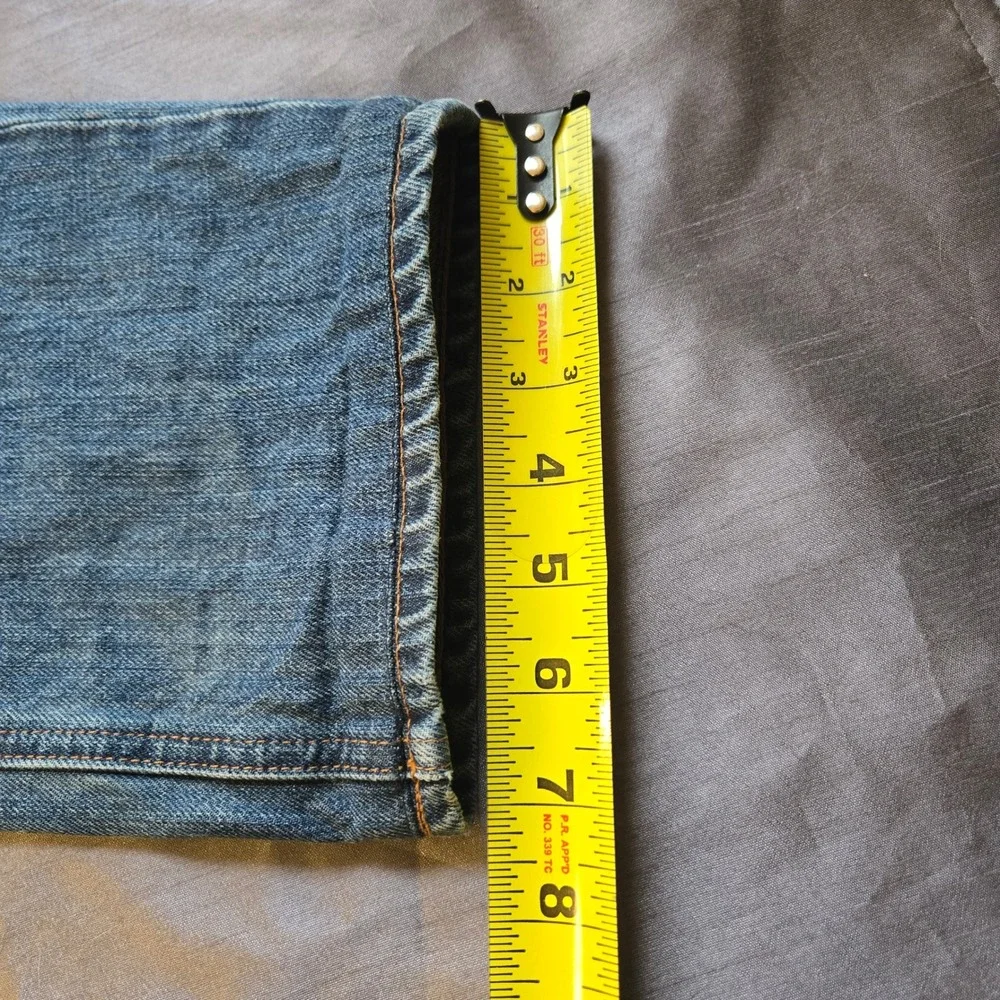J. Crew The Sutton Mens 34(32)x34(36) Straight Leg‎ Blue Wash Denim Jeans READ